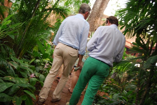 Frivolous Universe, FU, Jim Thompson's House, Bangkok, Thailand, Asia Street Style, Thai street style, teal green pants, mens fashion